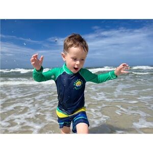 Toddler Boys 2T Carter’s Ready for Waves Swim Suit